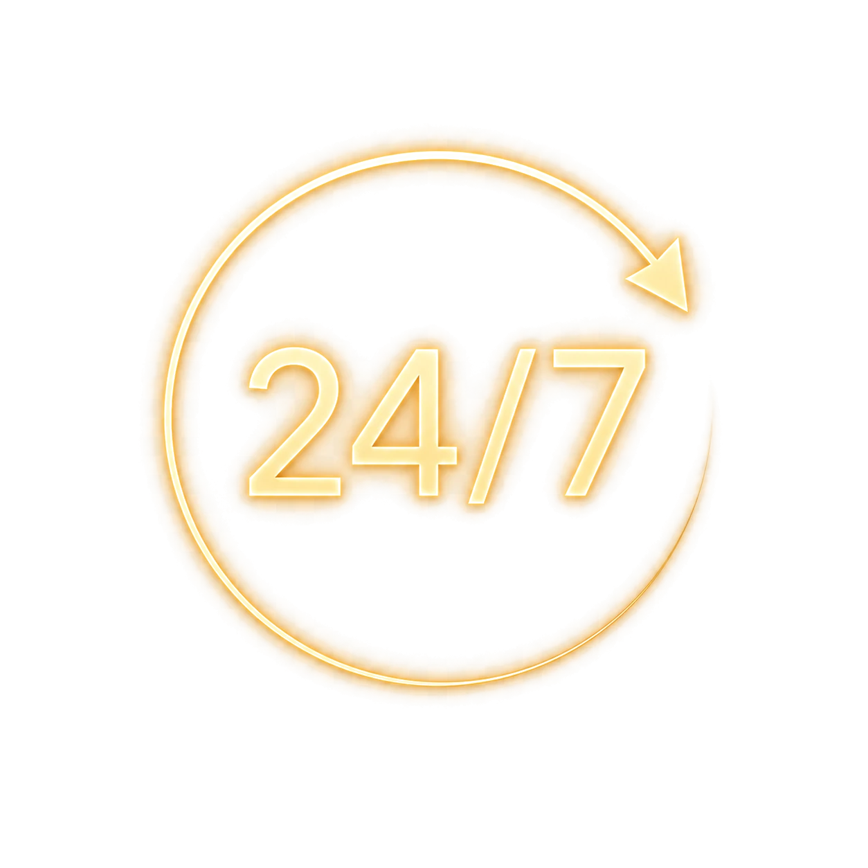 24 Stunden erreichbar - Tag und Nacht